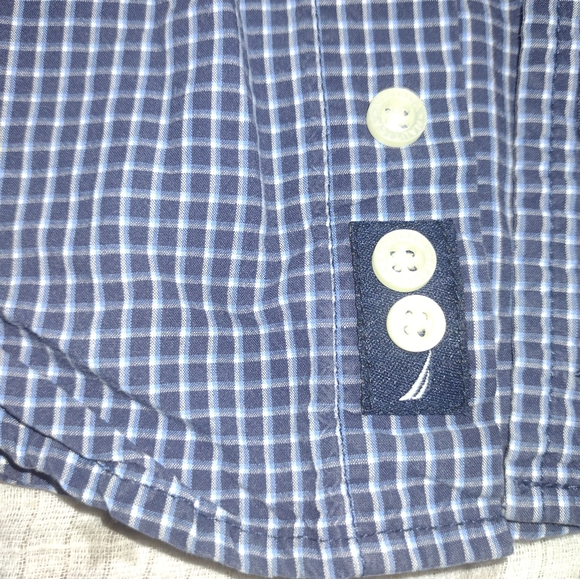 Nautica Plaid Button-Up Shirt - Picture 6 of 8